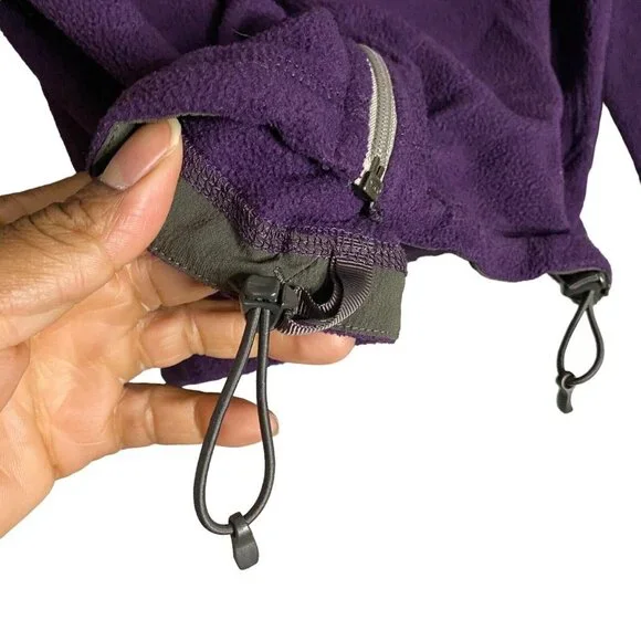 MEC Women's Purple Fleece Full Zip Performance Wear Jacket - Picture 4 of 9